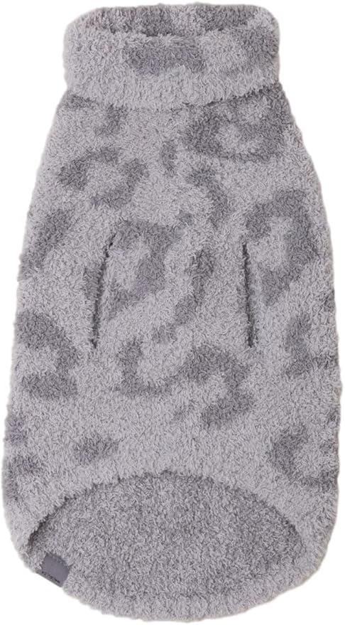 Barefoot Dreams CozyChic BITW Pet Sweater, Dog Clothes, Dog Sweater, Dog Accessories, in The Wild, Linen/Warm Gray, XL