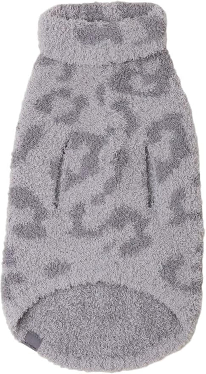 Barefoot Dreams CozyChic BITW Pet Sweater, Dog Clothes, Dog Sweater, Dog Accessories, in The Wild, Linen/Warm Gray, XL