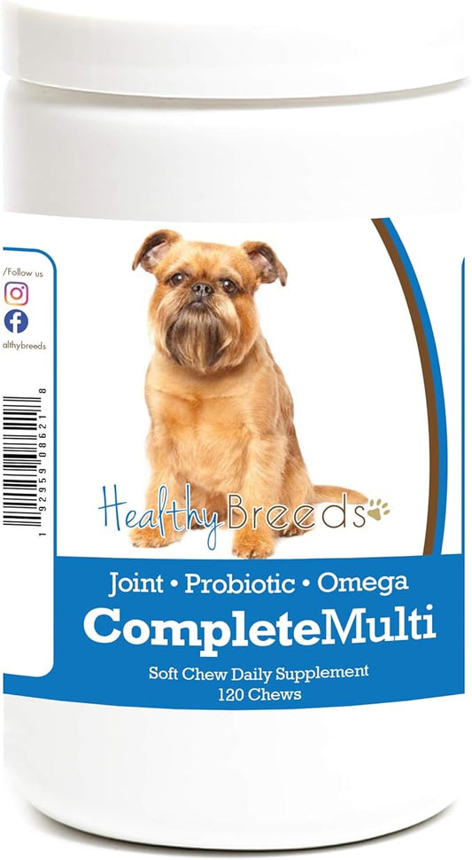 Healthy Breeds Brussels Griffon All in One Multivitamin Soft Chew 120 Count