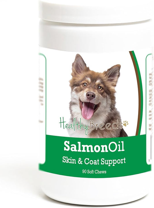 Healthy Breeds Finnish Lapphund Salmon Oil Soft Chews 90 Count