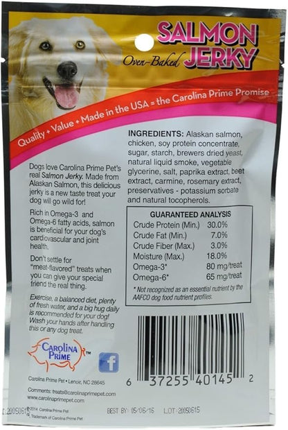 (3 Pack) Salmon Jerky - Stay Fresh Pouch 6.0 oz.