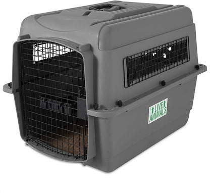 Petmate Sky Kennel Pet Carrier (28 Inch) and Petmate 290300 Kennel Travel Kit