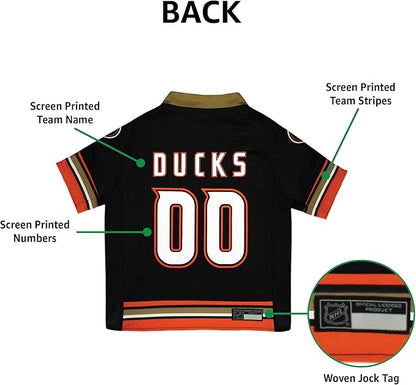 Pets First NHL Anaheim Ducks Jersey for Dogs & Cats, Medium. - Let Your Pet be a Real NHL Fan!