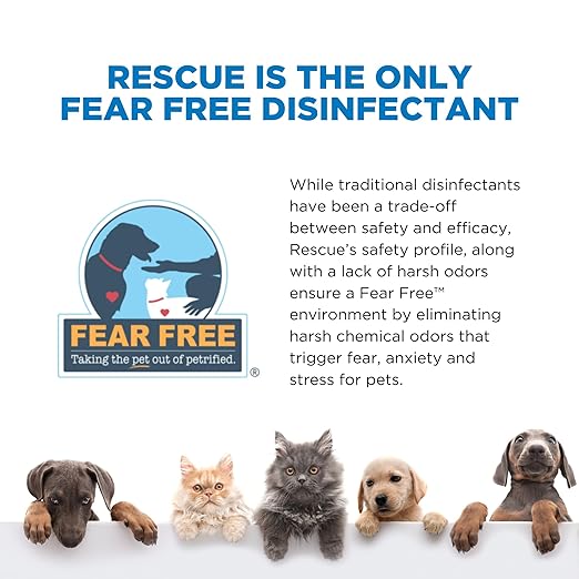 REScue One-Step Disinfectant Cleaner & Deodorizer Wipes for Vet Use – Cleaner for Kennels, Litter Boxes & More – 160-Wipes, 1 Canister (Pack of 1)