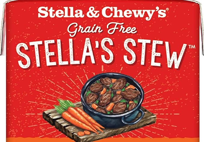 Stella & Chewy's Stella's Stew Grass-Fed Beef Recipe Wet Dog Food (Pack of 12)