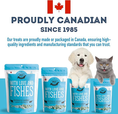 Sardines for Dogs & Sardines for Cats (7.4 oz, Pack of 1) - Dehydrated Single Ingredient Dog Treats - Natural Dog Treats, Grain Free