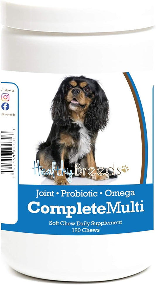 Healthy Breeds Cavalier King Charles Spaniel All in One Multivitamin Soft Chew 120 Count