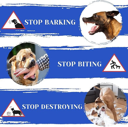 Dog Muzzle, Air Mesh Breathable Muzzle for Medium Large Sized Dogs to Anti & Prevent Biting Barking, Soft Grooming Muzzle for German Shepherd Dog with Reflective & Adjustable Strap(Blue-M