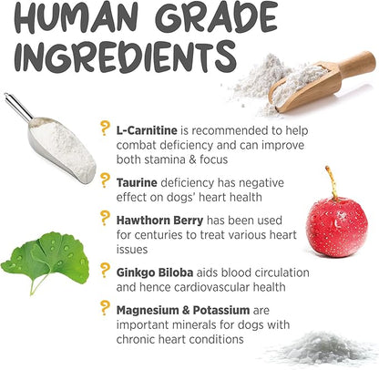 maxxicardio Heart and Cardiovascular Supplement for Dogs – Powder 5.3 oz
