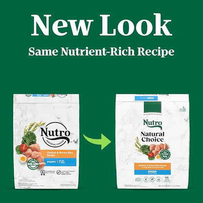 Nutro Natural Choice Puppy Dry Dog Food, Chicken and Brown Rice Recipe, 13 lbs.