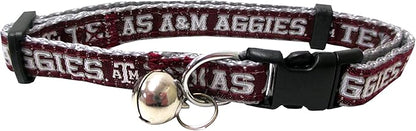 Pets First Collegiate Pet Accessories, Cat Collar, Texas A&M Aggies, One Size