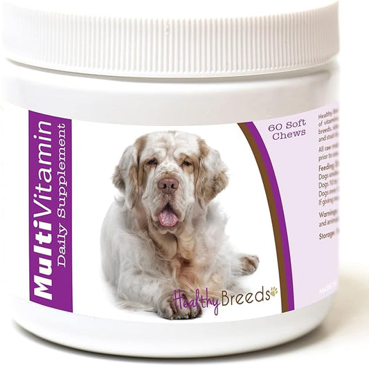 Healthy Breeds Clumber Spaniel Multi-Vitamin Soft Chews 60 Count