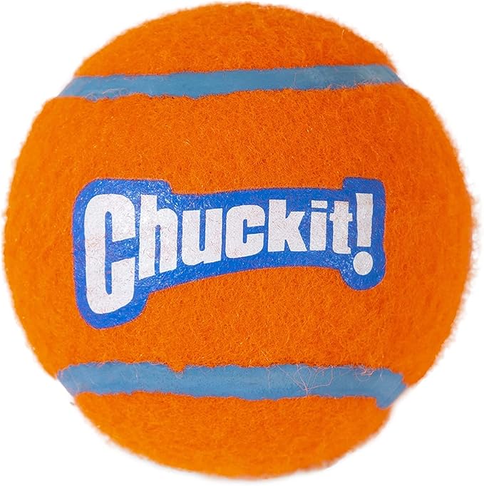 Chuckit Dog Tennis Ball Dog Toy, Large (3 Inch Diameter) for dogs 60-100lbs, Pack of 1