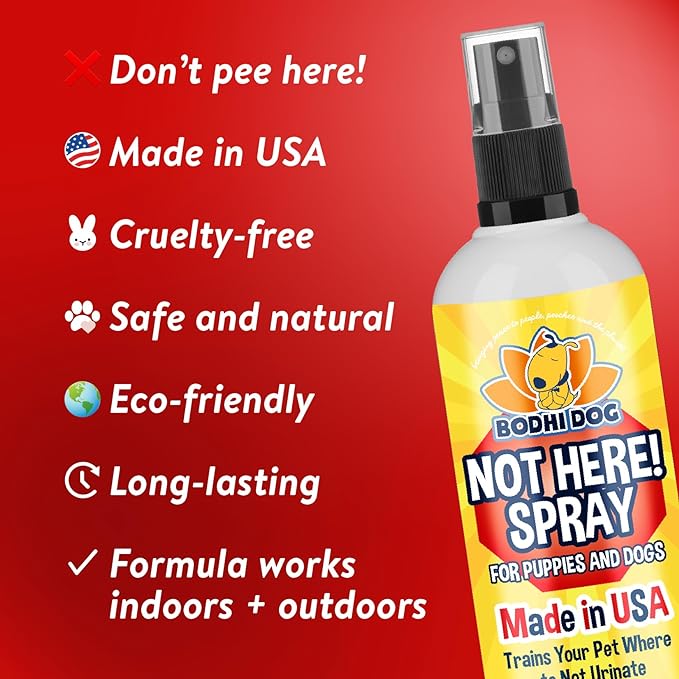 Bodhi Dog Potty Training Spray | Indoor Outdoor Potty Training Aid for Dogs & Puppies | Puppy Potty Training for Potty Pads | Made in USA (New Puppy Bundle)