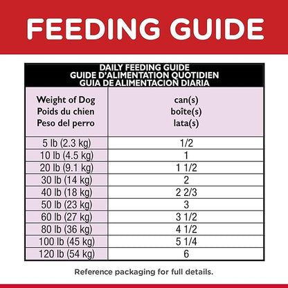 Hill's Science Diet Adult 7+, Senior Adult 7+ Premium Nutrition, Wet Dog Food, Beef & Vegetables Stew, 12.8 oz Can, Case of 12