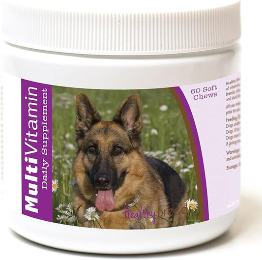 Healthy Breeds German Shepherd Multi-Vitamin Soft Chews 60 Count