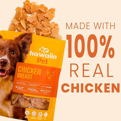 Chicken Slice Training Dog Treats 8 oz, Rawhide-Free, Grain-Free, Made with Real Breast, Healthy All Natural, Long-Lasting and Great Tasting Treat