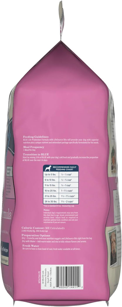 Blue Buffalo Life Protection Formula Natural Adult Small Breed Dry Dog Food, Chicken and Brown Rice 5-lb Trial Size Bag