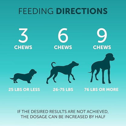 No Poo Chews for Dogs - No Poop Eating for Dogs - Dog Probiotics and Digestive Enzymes - Dog Bad Breath Aid for All Breeds - Dog Digestive Support and Gut Health - 180 Soft Chewables