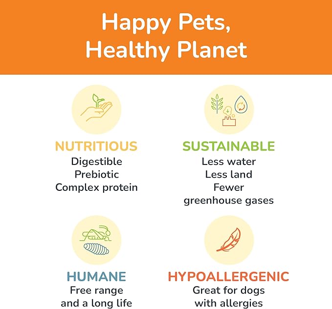 Jiminy's Chewy Cricket Dog Training Treats, Hypoallergenic, 6oz, Pumpkin & Carrot (Pack of 1)