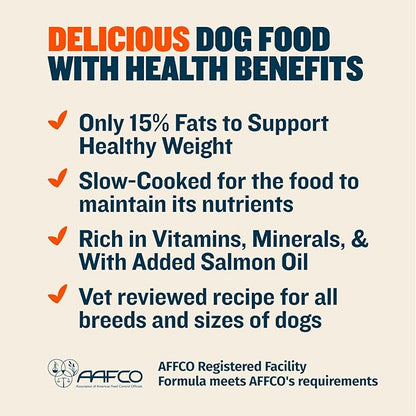Bully Max Classic Fresh Catch Dry Dog Food - Slow-Cooked, Natural Chicken, Rice & Fish Recipe - Nutrient-Rich Large Kibble Wholesome Puppy & Dog Food - 12 lbs