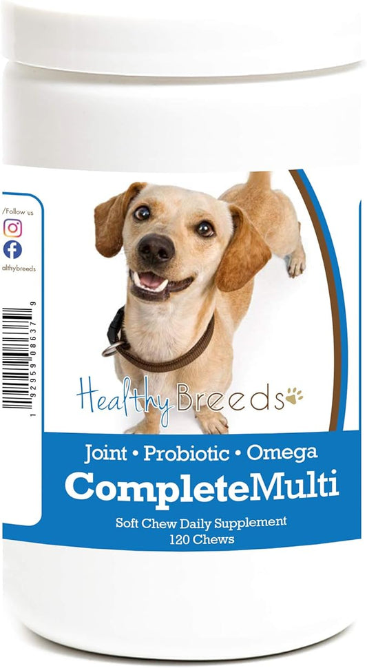 Healthy Breeds Chiweenie All in One Multivitamin Soft Chew 120 Count