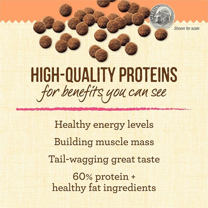 Merrick Lil’ Plates Premium Grain Free Dry Dog Food for Small Dogs, Real Salmon and Sweet Potato Kibble - 12.0 lb. Bag