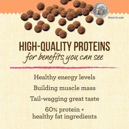 Merrick Lil’ Plates Premium Grain Free Dry Dog Food for Small Dogs, Real Salmon and Sweet Potato Kibble - 12.0 lb. Bag