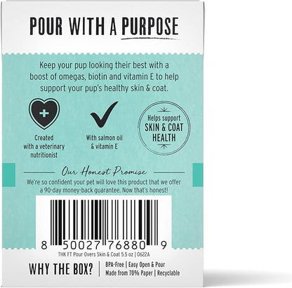 The Honest Kitchen Functional Pour Overs: Skin & Coat - Salmon Stew Dog Food Topper, 5.5 oz x12