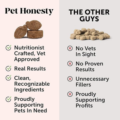 Pet Honesty Dog Allergy Relief Immunity Max Strength - Dog Allergy Chews, Probiotics for Dog, Dog Skin and Coat Supplement, Itch Relief for Dogs,Seasonal Allergy Support Supplement (Chicken)