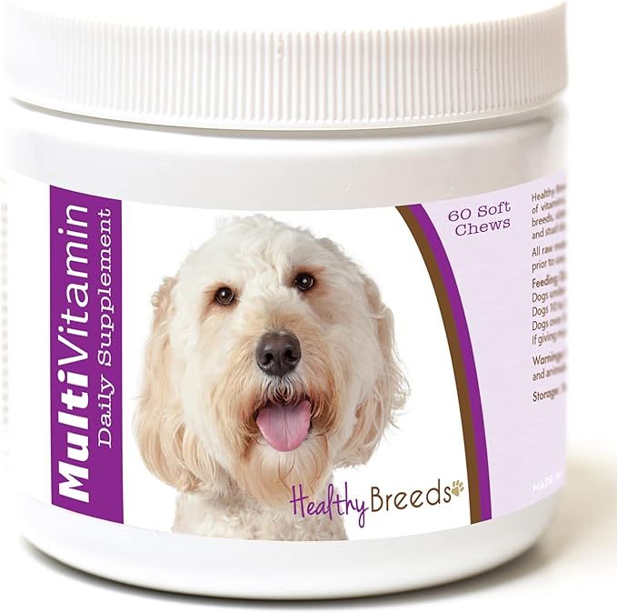 Healthy Breeds Labradoodle Multi-Vitamin Soft Chews 60 Count