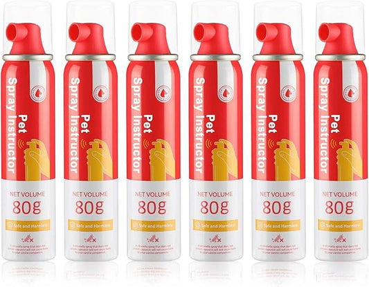 Corrector Spray Dog Trainer, 80ml 6 Pack Corrector Spray for Dogs to Stops Barking, Food Stealing, Dog Fights, Attacks & Unwanted Dog Behaviour, Safe