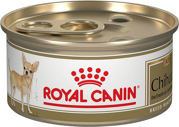 Royal Canin Breed Health Nutrition Chihuahua Adult Loaf in Sauce Wet Dog Food, 3 oz can (24-count)