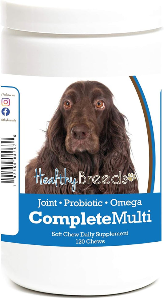 Healthy Breeds Field Spaniel All in One Multivitamin Soft Chew 120 Count
