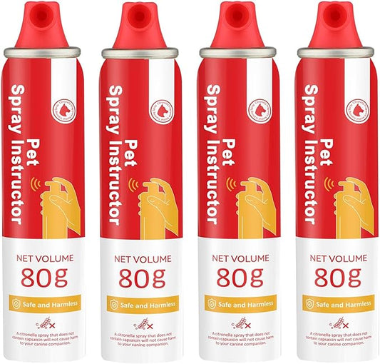 Dog Corrector, 80ml 4 Pack Dog Trainer Spray for Dog to Stops Barking, Jumping Up, Place Avoidance, Food Stealing, Unwanted Behaviour.