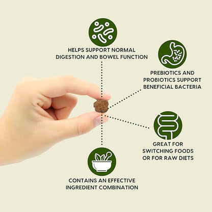 Ark Naturals Gentle Digest Soft Chews, Vet Recommended Dog and Cat Prebiotics and Probiotics, Digestive and Immune System Support, 120 Count