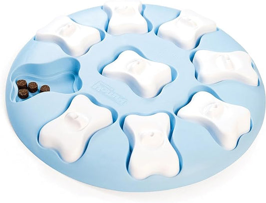Outward Hound Nina Ottosson Puppy Smart Dog Puzzle Interactive Treat Puzzle Dog Enrichment Dog Toy for Puppies, Level 1 Beginner, Blue