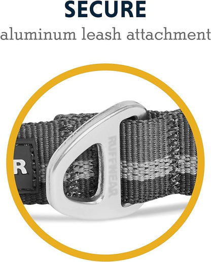 Ruffwear, Crag Dog Collar, Reflective and Comfortable Collar for Everyday Use, Granite Gray, 14"-20"