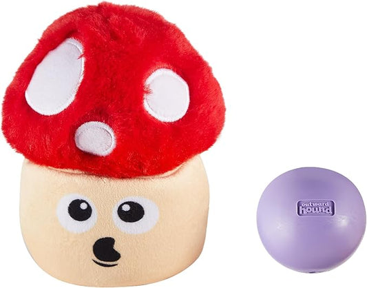 Outward Hound Nina Ottosson Snack Palz Interactive Plush Dog Puzzle with Treat Ball Dog Enrichment Toys Stuffable Dog Toy, Plush, Multicolored