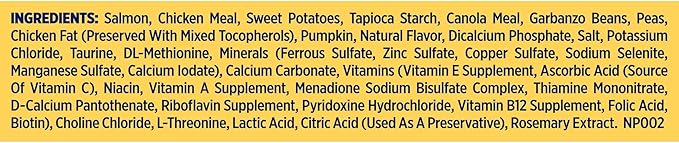 Nature’s Recipe Grain Free Salmon, Sweet Potato & Pumpkin Recipe Dry Dog Food, 24 lb. Bag