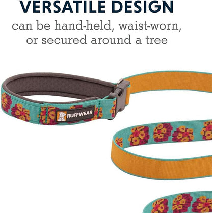 Ruffwear, Flat Out Dog Leash, Adjustable Lead with Padded Handle, Spring Burst