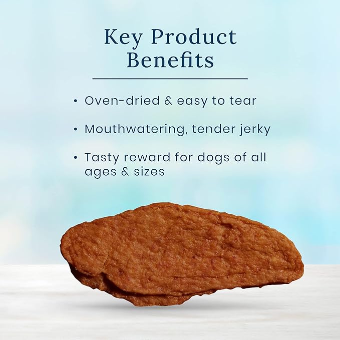 Blue Buffalo Nudges Jerky Cuts Natural Dog Treats, Chicken, 10oz Bag