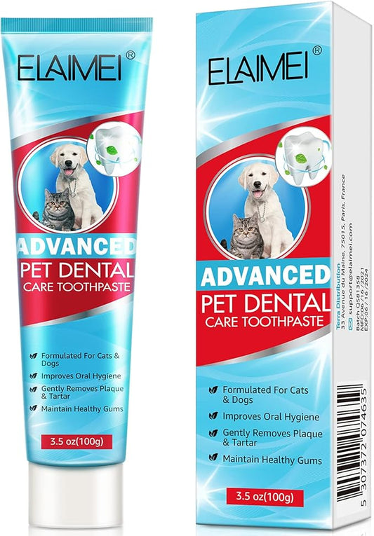 Dog Toothpaste Mint for Dogs and Puppies, Fresh Breath Dental Kit for Pets Dog Toothpaste Mint Teeth Cleaning for Dogs and Puppy Dog Teeth Cleaning Kit (Dog Toothpaste Mint)