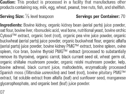 Standard Process - Canine Enteric Support - Digestive System Support for Dogs - 30 Grams