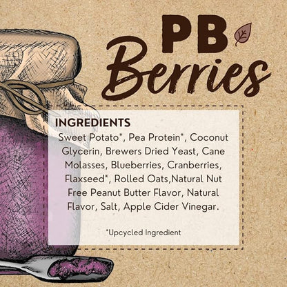 Tender & True PB+ Berries Low-Fat Dog Jerky Treats