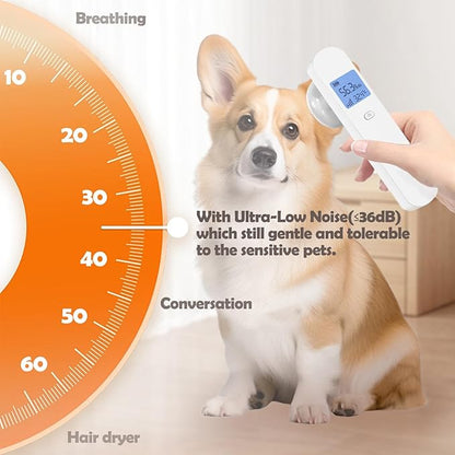 Pet Ear Dryer Quick & Gentle Drying for Dogs and Cats - Portable, Battery-Operated, with Soothing Warm Air Flow - Perfect Grooming Tool After Baths