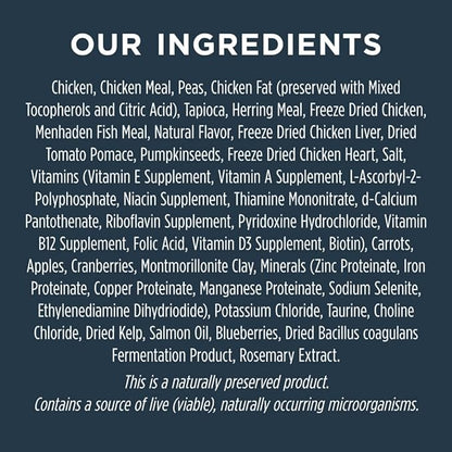 Instinct Raw Boost Grain Free Dry Dog Food, High Protein Real Chicken Kibble + Freeze Dried Raw Dog Food, 21 lb. Bag