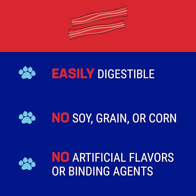Himalayan Dog Chew Yak Cheese Dog Chews, 100% Natural, Long Lasting, Gluten Free, Healthy & Safe Dog Treats, Lactose & Grain Free, Protein Rich, For All Breeds, Medium, Bacon Flavor, 4.5 oz