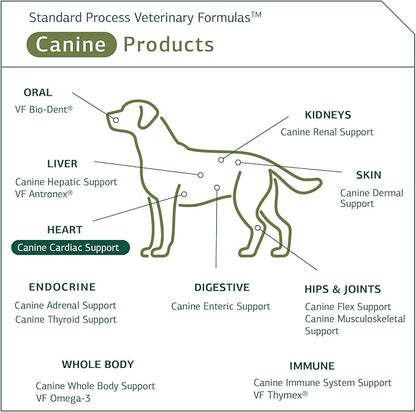 Standard Process - Canine Cardiac Support - Heart Supplement for Dogs - 25 Grams