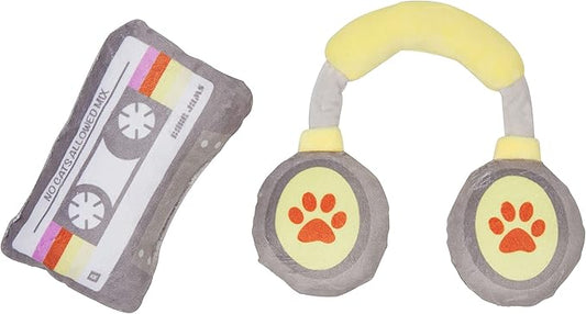 Pearhead Sub-Woofer Dog Toys, Set of 2, Subway Dog Toy Set, Must Have Pet Accessories for Pet Owners, Squeaker Dog Toy Set of 2